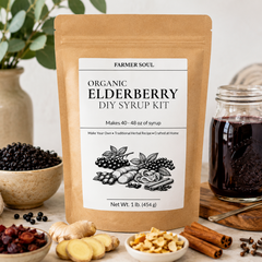 Organic Elderberry Syrup Kit