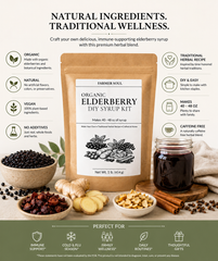 Organic Elderberry Syrup Kit