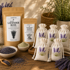 Lavender Lover Bundle — Culinary Buds, Powder & 5 Sachets