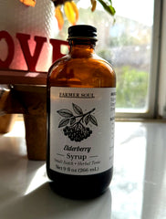 Elderberry Syrup with Organic Ingredients | Small Batch Herbal Syrup