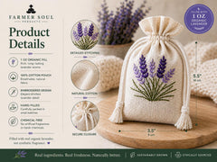 Luxury Lavender Sachet Favor Kit | Full Fill Organic Lavender Sachets | Wedding & Bridal Shower Favors
