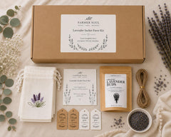 Luxury Lavender Sachet Favor Kit | Full Fill Organic Lavender Sachets | Wedding & Bridal Shower Favors