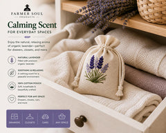 DIY Organic Lavender Sachet Kit – Wedding Favor Kit with USDA Organic Lavender for Bridal Shower, Baby Shower & Party Gifts