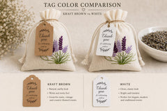 Luxury Lavender Sachet Favor Kit | Full Fill Organic Lavender Sachets | Wedding & Bridal Shower Favors